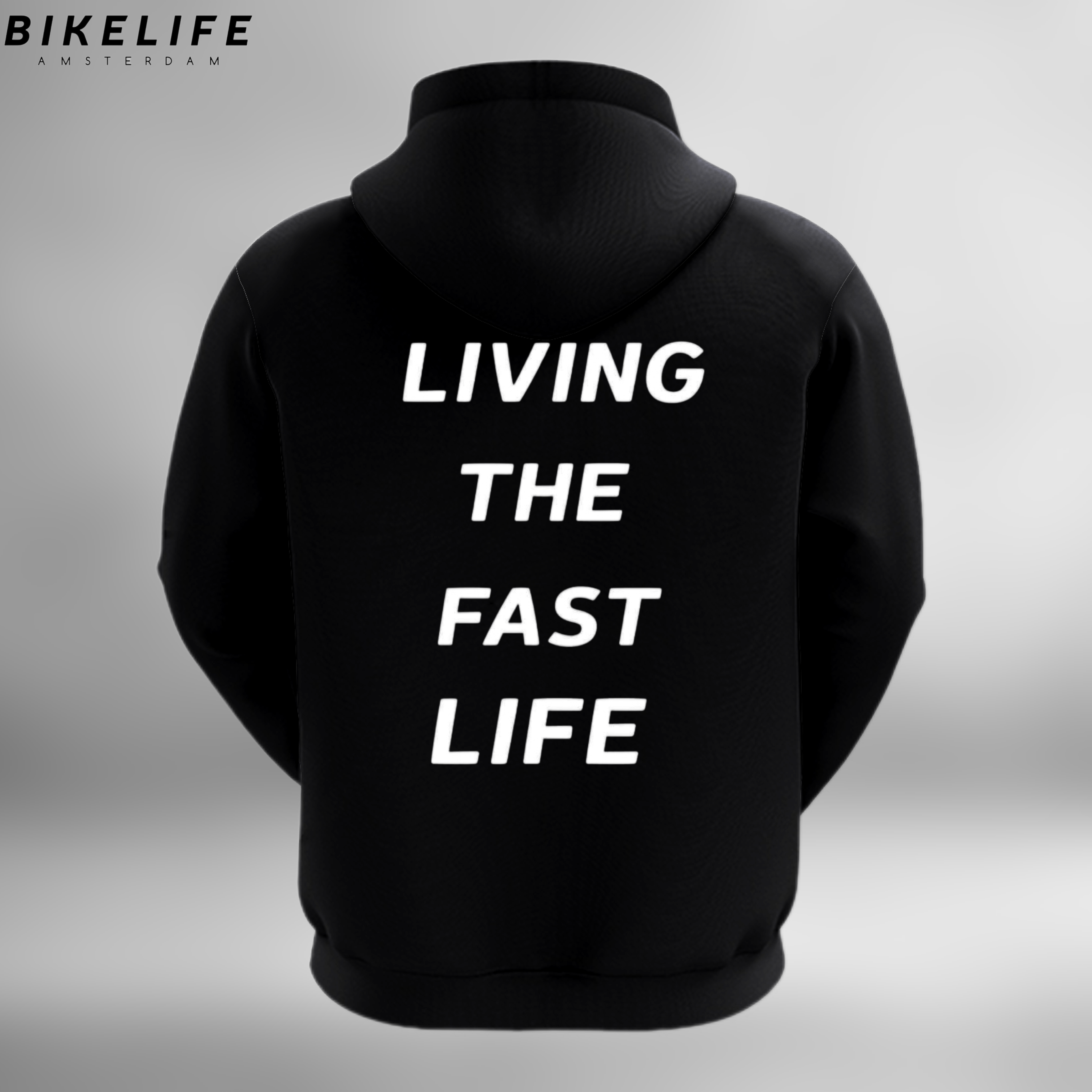 Living the Fast Life - Bikelife Hoodie - High Quality – Bikelife Amsterdam